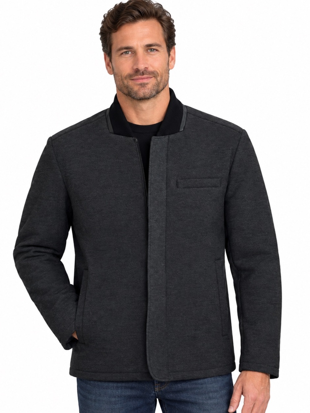 Alfani Men's Black Jacket Classic Casual Coat Size M 🆕
